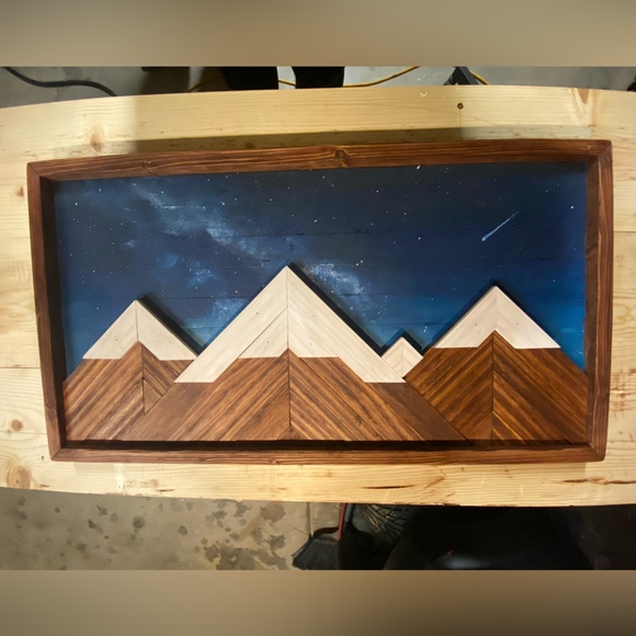 😍custom wood art😍 night sky - Picture 2 of 3